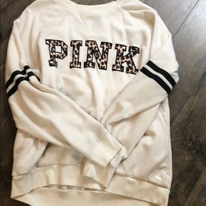 Oversized sweater VS pink